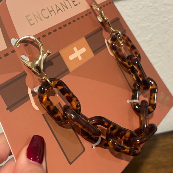 Enchanté Tortoise Shell Bag Charm - Picture 3 of 4